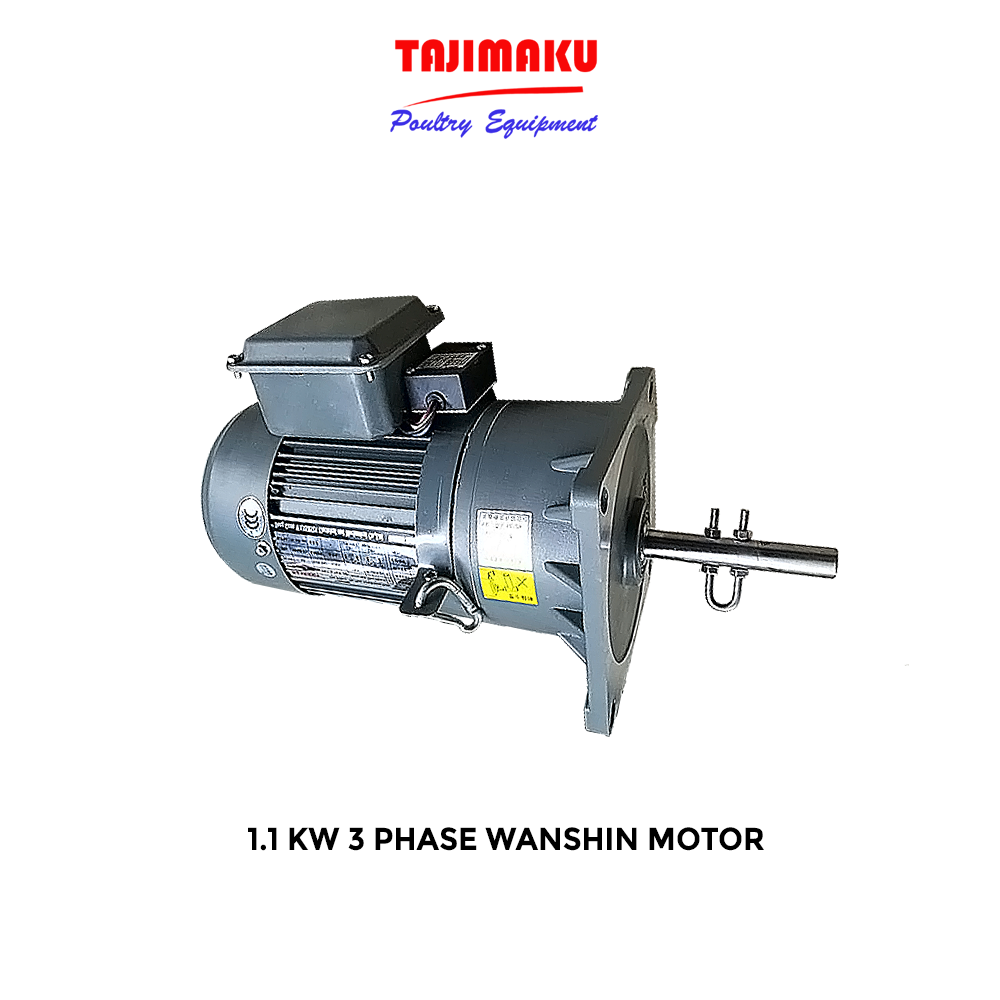 1,1 Kw 3 Phase Wanshsin Motor